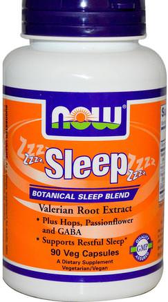 Sleep, Botanical Sleep Blend, 90 Veg Capsules by Now Foods-Kosttillskott, Sömn, Flera Örter