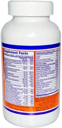 Special Two, Multi Vitamin, 240 Veg Capsules by Now Foods-Vitaminer, Multivitaminer