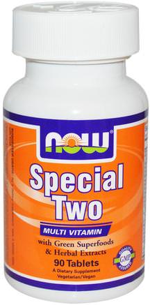 Special Two, Multi Vitamin, 90 Tablets by Now Foods-Vitaminer, Multivitaminer