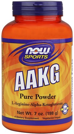 Sports, AAKG Pure Powder, 7 oz (198 g) by Now Foods-Kosttillskott, Aminosyror, L Arginin, Aakg (Arginin Alfa Ketoglutarat)