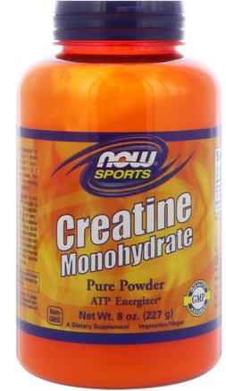 Sports, Creatine Monohydrate, Pure Powder, 8 oz (227 g) by Now Foods-Sport, Kreatinpulver