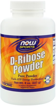 Sports, D-Ribose Powder, 8 oz (227 g) by Now Foods-Sport, D Ribos