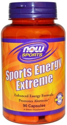 Sports Energy Extreme, 90 Capsules by Now Foods-Hälsa, Energi