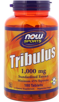 Sports, Tribulus, 1.000 mg, 180 Tablets by Now Foods-Sport, Tribulus
