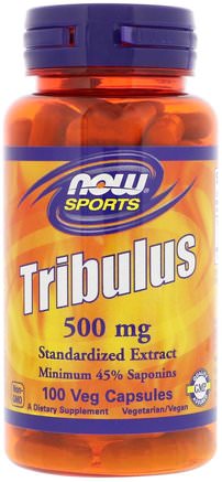 Tribulus, 500 mg, 100 Veg Capsules by Now Foods-Sport, Tribulus