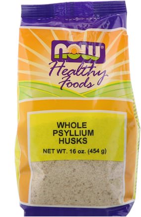 Whole Psyllium Husks, 16 oz (454 g) by Now Foods-Kosttillskott, Psylliumskal, Psylliumskal Hel