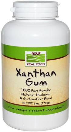 Xanthan Gum, 6 oz (170 g) by Now Foods-Kosttillskott, Fiber, Xantangummi