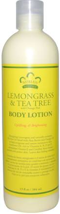 Body Lotion, Lemongrass & Tea Tree, 13 fl oz (384 ml) by Nubian Heritage-Bad, Skönhet, Body Lotion