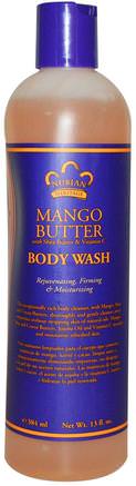 Body Wash, Mango Butter, 13 fl oz (384 ml) by Nubian Heritage-Bad, Skönhet, Sheasmör, Duschgel