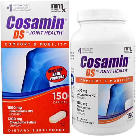 Cosamin DS for Joint Health, 150 Caplets by Nutramax-Hälsa, Ben, Osteoporos, Gemensam Hälsa