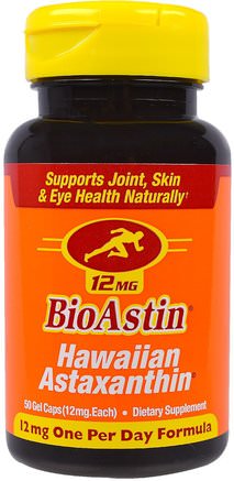 BioAstin, 12 mg, 50 Gel Caps by Nutrex Hawaii-Bioastin