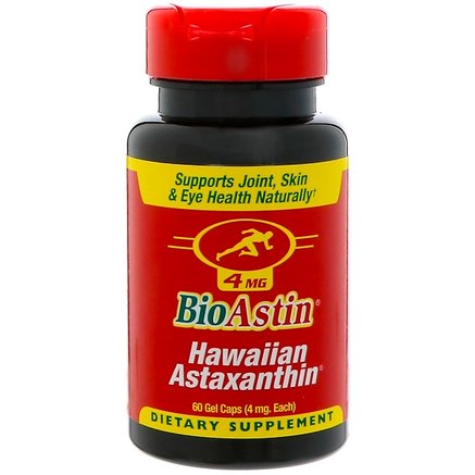 BioAstin, 4 mg, 60 Gel Caps by Nutrex Hawaii-Bioastin
