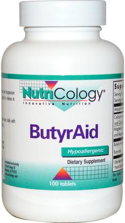 ButyrAid, 100 Tablets by Nutricology-Kosttillskott, Mineraler, Kalcium Och Magnesium