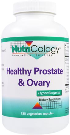 Healthy Prostate & Ovary, 180 Veggie Caps by Nutricology-Hälsa, Män, Prostata, Kvinnor