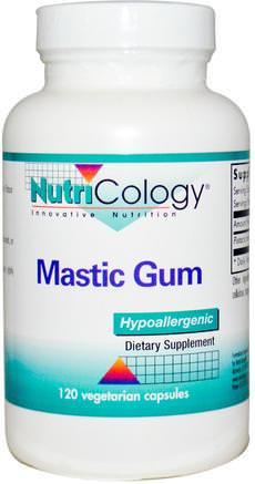 Mastic Gum, 120 Veggie Caps by Nutricology-Bad, Skönhet, Oral Tandvård, Mastergummi, Hälsa