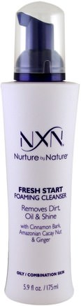 Nurture by Nature, Fresh Start Foaming Cleanser, Oily / Combination Skin, 5.9 fl oz (175 ml) by NXN-Skönhet, Ansiktsvård, Ansiktsrengöring