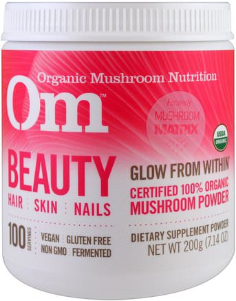 Beauty, Mushroom Powder, 7.14 oz (200 g) by Organic Mushroom Nutrition-Hälsa, Kvinnor, Hårtillskott, Nageltillskott, Hudtillskott, Bad, Skönhet, Hår, Hårbotten
