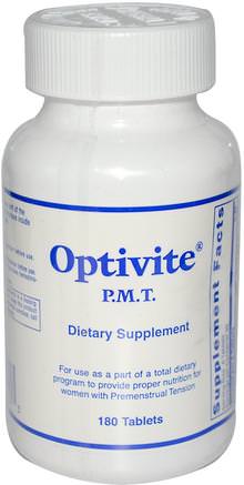 Optivite, P.M.T., 180 Tablets by Optimox Corporation-Hälsa, Premenstruellt Syndrom, Premenstruellt