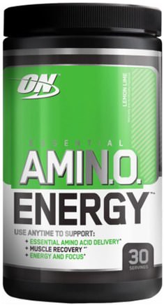 Essential Amino Energy, Lemon Lime, 9.5 oz (270 g) by Optimum Nutrition-Sporter