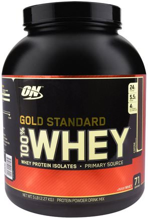 Gold Standard, 100% Whey, Coffee, 5 lbs (2.27 kg) by Optimum Nutrition-Sporter