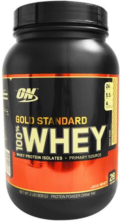 Gold Standard, 100% Whey, Rocky Road, 2 lb (909 g) by Optimum Nutrition-Sporter