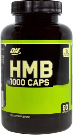 HMB 1000 Caps, 90 Capsules by Optimum Nutrition-Kosttillskott, Anabola Tillskott, Hmb B-Hydroxy-B-Metybutyrat, Sport
