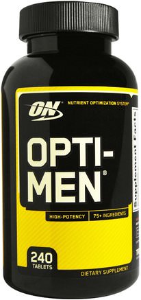 Opti-Men, 240 Tablets by Optimum Nutrition-Sporter