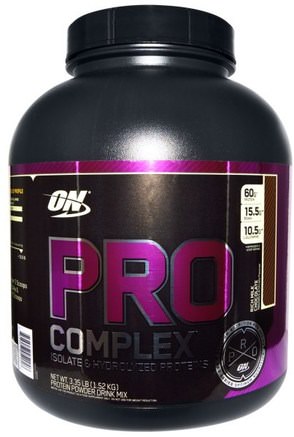 Pro Complex, Rich Milk Chocolate, 3.35 lbs (1.52 kg) by Optimum Nutrition-Sporter