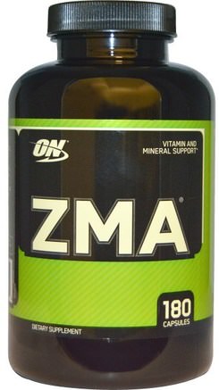 ZMA, 180 Capsules by Optimum Nutrition-Sporter