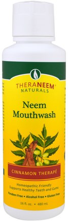 Neem Mouthwash, Cinnamon Therape, 16 fl oz (480 ml) by Organix South-Skönhet, Bad, Muntlig Tandvård