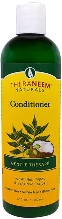 Theraneem Naturals, Conditioner, Gentle Therap, 12 fl oz (360 ml) by Organix South-Bad, Skönhet, Hår, Hårbotten, Schampo, Balsam, Balsam