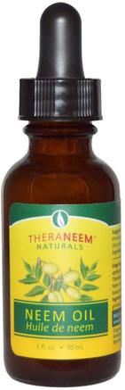 TheraNeem Naturals, Neem Oil, 1 fl oz (30 ml) by Organix South-Hälsa, Hudserum