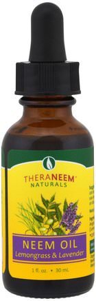 TheraNeem Naturals, Neem Oil, Lemongrass & Lavender, 1 fl oz (30 ml) by Organix South-Örter