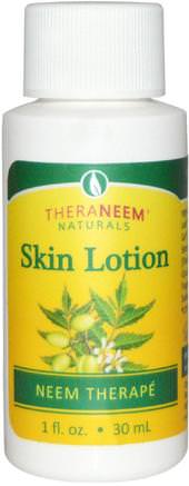 TheraNeem Naturals, Skin Lotion, Neem Therape, 1 fl oz (30 ml) by Organix South-Bad, Skönhet, Body Lotion
