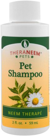 TheraNeem, Pet Shampoo, 2 fl oz (59 ml) by Organix South-Örter, Schampo Och Grooming Husdjur