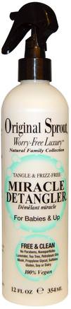 Miracle Detangler, For Babies & Up, 12 fl oz (354 ml) by Original Sprout Inc-Bad, Skönhet, Balsam, Barn Detangler, Hår, Hårbotten, Schampo, Balsam