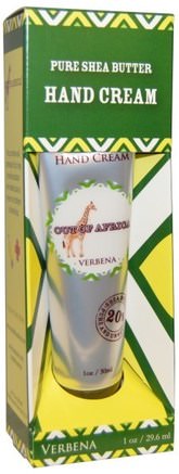 Pure Shea Butter, Hand Cream, Verbena, 1 oz (29.6 ml) by Out of Africa-Bad, Skönhet, Handkrämer, Sheasmör