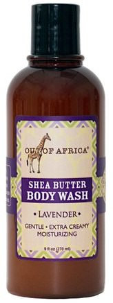 Shea Butter Body Wash, Lavender, 9 fl oz (270 ml) by Out of Africa-Bad, Skönhet, Duschgel