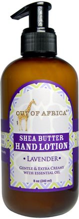 Shea Butter Hand Lotion, Lavender, 8 oz (240 ml) by Out of Africa-Bad, Skönhet, Handkrämer, Sheasmör