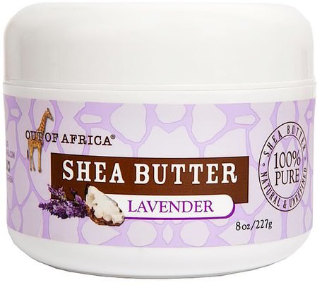 Shea Butter, Lavender, 8 oz (227 g) by Out of Africa-Bad, Skönhet, Sheasmör