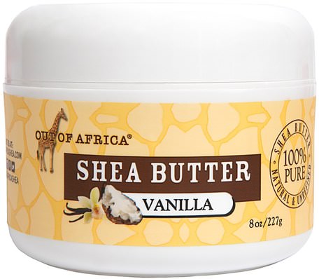 Shea Butter, Vanilla, 4 oz (113 g) by Out of Africa-Bad, Skönhet, Sheasmör