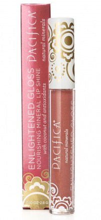 Enlightened Gloss, Nourishing Mineral Lip Shine, Nudist, 0.10 oz (2.8 g) by Pacifica-Bad, Skönhet, Läppvård, Läppglans, Läppstift, Glans, Liner