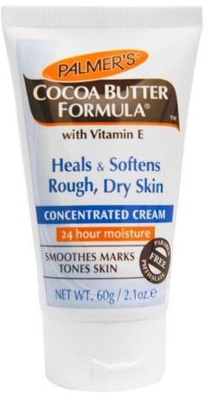 Cocoa Butter Formula, Concentrated Cream, 2.1 oz (60 g) by Palmers-Hälsa, Hud, Sträckmärken Ärr, Kroppssmör