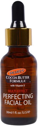 Cocoa Butter Formula, Perfecting Facial Oil, 1 fl oz (30 ml) by Palmers-Hälsa, Hud, Bad, Skönhet Oljor, Ansiktsvård Oljor