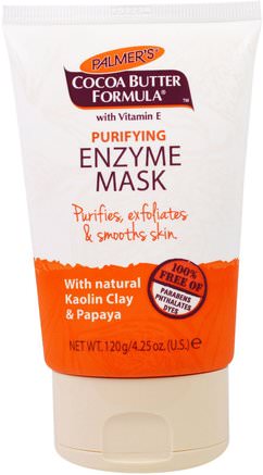 Cocoa Butter Formula, Purifying Enzyme Mask, 4.25 oz (120 g) by Palmers-Skönhet, Ansiktsmasker, Socker, Fruktmaskar, Lera Masker