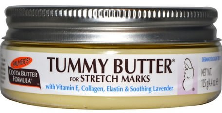 Cocoa Butter Formula, Tummy Butter, For Stretch Marks, 4.4 oz (125 g) by Palmers-Hälsa, Hud, Sträckmärken Ärr, Kroppssmör