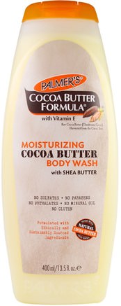 Cocoa Butter Formula with Vitamin E, Moisturizing Cocoa Butter Body Wash with Shea Butter, 13.5 fl oz (400 ml) by Palmers-Bad, Skönhet, Duschgel