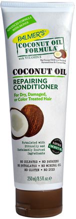 Coconut Oil Formula, Repairing Conditioner, 8.5 fl oz (250 ml) by Palmers-Bad, Skönhet, Hår, Hårbotten, Schampo, Balsam, Kokosnötolja
