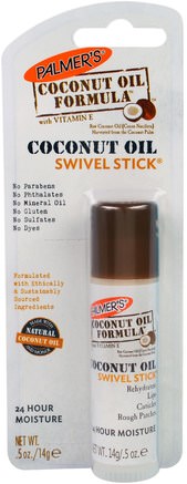 Coconut Oil Swivel Stick.5 oz (14 g) by Palmers-Bad, Skönhet, Kokosnötolja