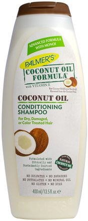Conditioning Shampoo, Coconut Oil, 13.5 fl oz (400 ml) by Palmers-Bad, Skönhet, Hår, Hårbotten, Schampo, Balsam